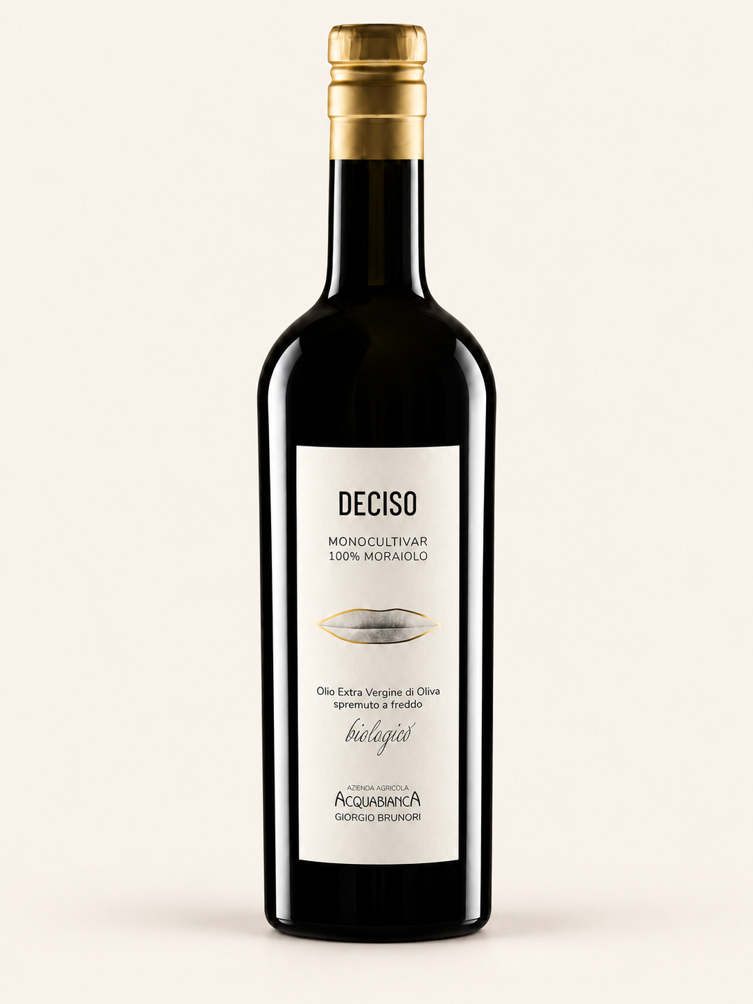 DECISO - Olio extravergine biologico monocultivar 100% Moraiolo