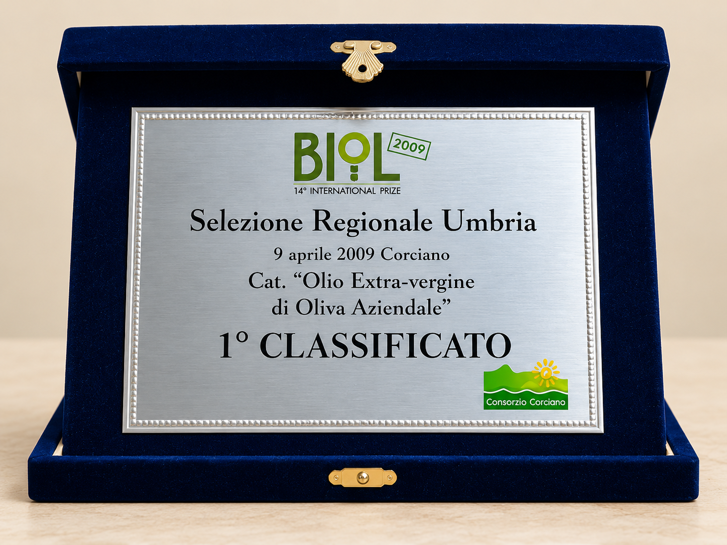 Premio BIOL 2009, primo classificato nella Selezione Regionale Umbria